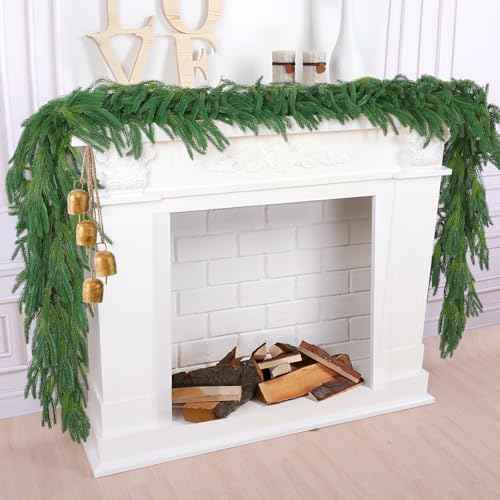 4 Pcs 6 Ft Artificial Norfolk Pine Garlands (24 Foot)