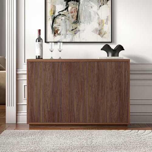 48" Fluted Modern Sideboard Buffet Cabinet
