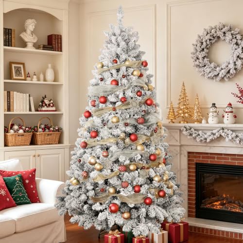 5FT Snow Flocked Artificial Christmas Tree