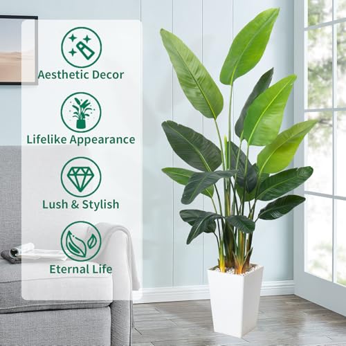 Bird of Paradise Plant Artificial 7ft