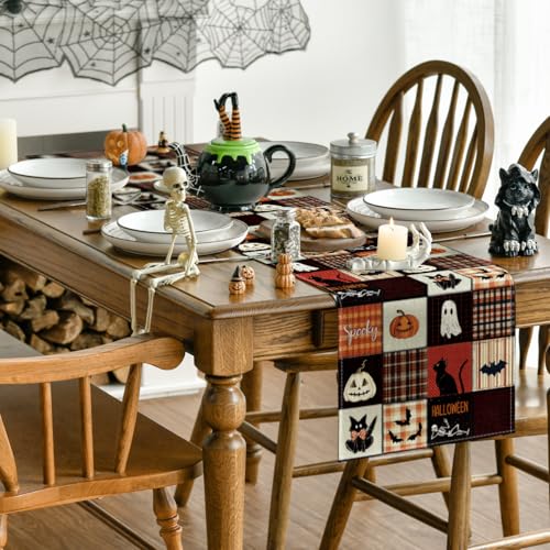 210 GSM Halloween Table Runner Home Party Decor 13x60 Inch (5.4 Sq Ft)