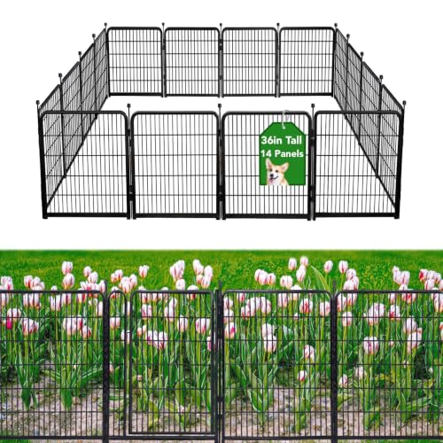 Garden Fence 36 Inch 14 Panels Without Gate (31 Foot)