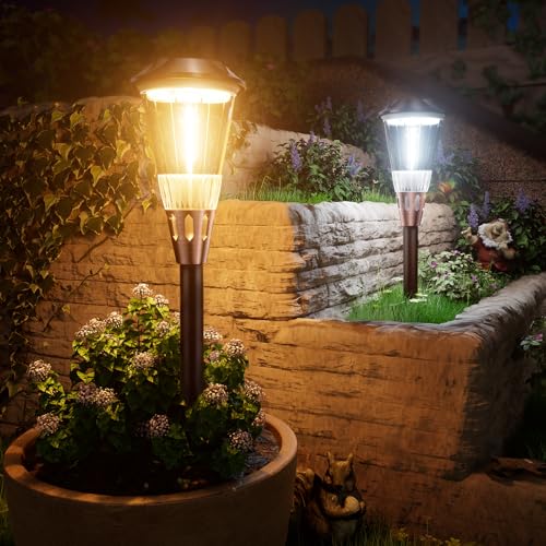 Solar Pathway Lights Outdoor (6 Count)