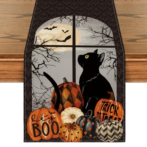 210 GSM Halloween Table Runner Home Party Decor 13x108 Inch