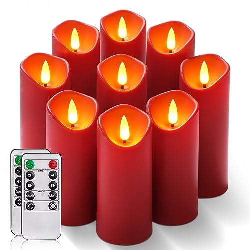 Christmas Flameless Candles (9 Count)