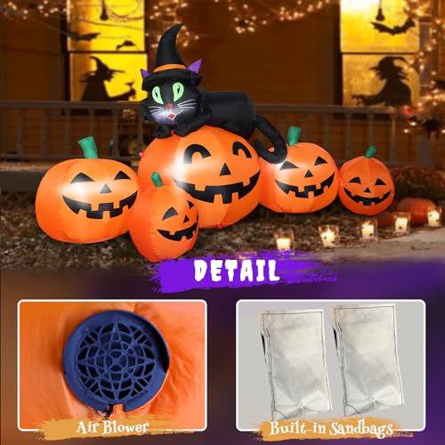 5FT Halloween Inflatable Pumpkin Outdoor Decoration (5FT Pumpkins)