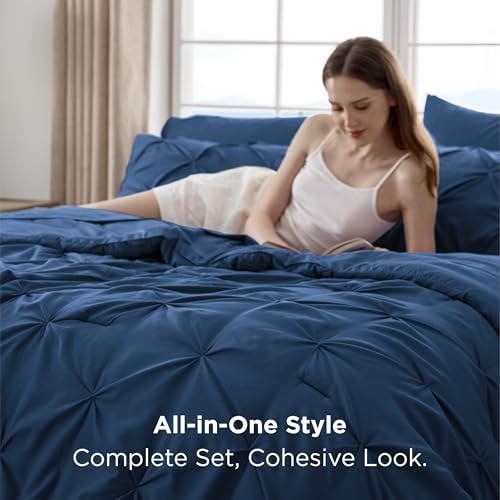 7 Piece Queen Comforter Set & Sheet Set