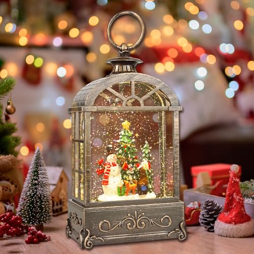 Christmas Snow Globe Lantern