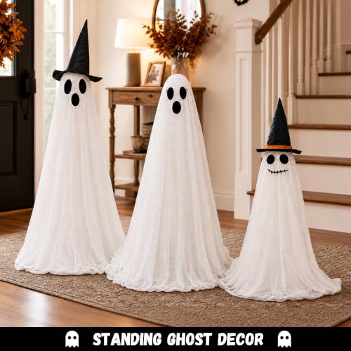 Halloween Light Up Ghost Family Decorations Set