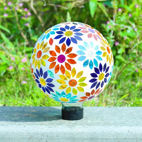 Gazing Ball 8" Glass Gazing Balls Sphere for Garden Outdoor Decor