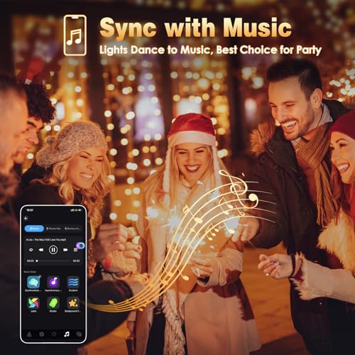 Smart Color Changing Halloween Light 264FT 800 LED Orange Purple App Remote