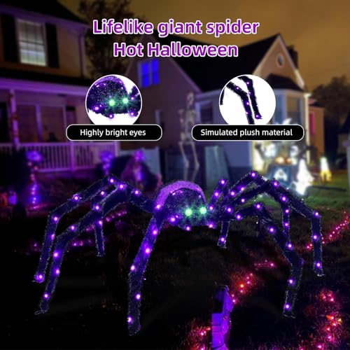 Halloween Decorations Outside Giant Spider