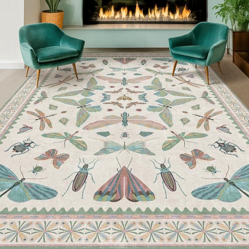 Sage Green Rugs for Bedroom Under Bed (54 Sq Ft)