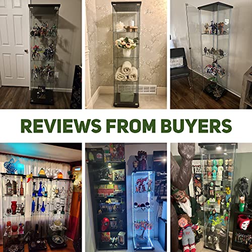 Black Glass Display Cabinet