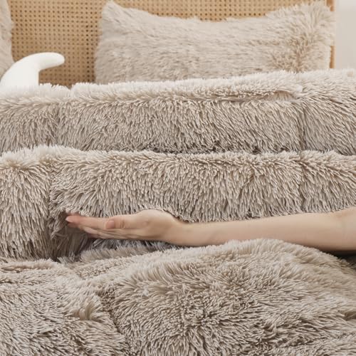 Fluffy King Size Comforter Set