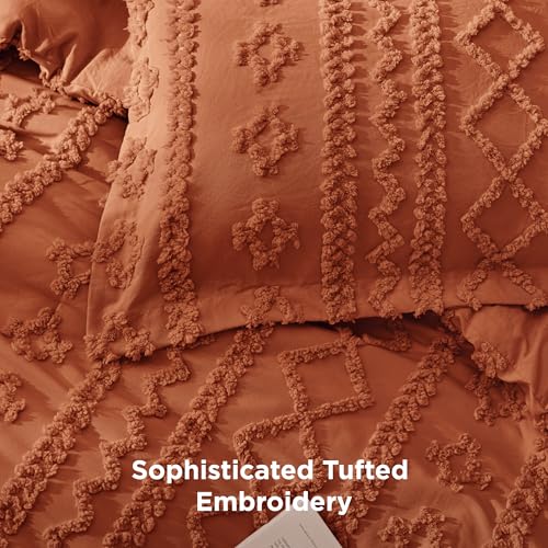 Tufted Boho Comforter Set Full Size