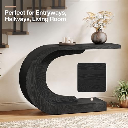 43.3" Mid Century Modern Console Table for Entryway