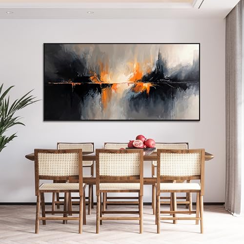 Large Modern Wall Art Decor Abstract Canvas Art Bedroom Decorations 29"X58"