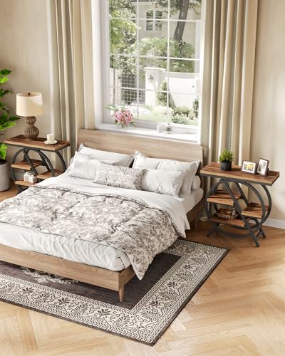 End Table Narrow Side Table with 4