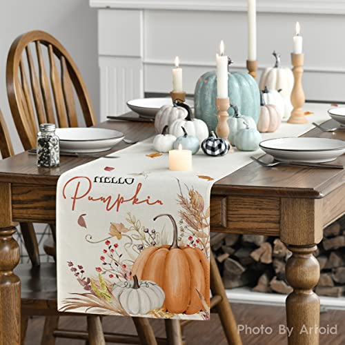 210 GSM Fall Table Runner Home Party Decor 13x120 Inch