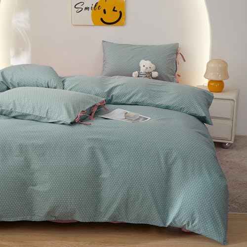 Vintage Green Floral Comforter Set King