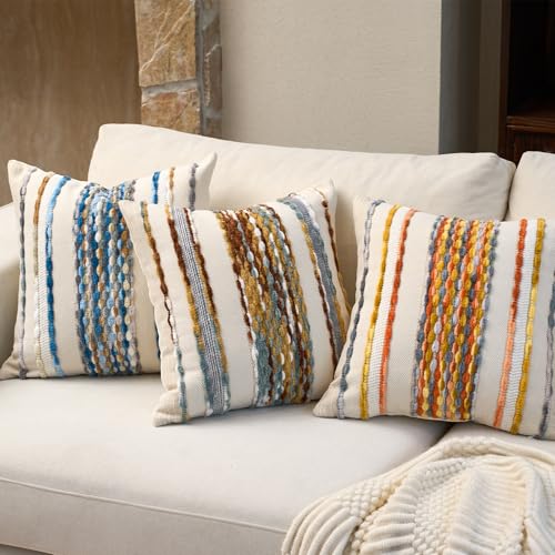 Boho Pillow Covers 18x18 Inch Set of 2 (2 Count)