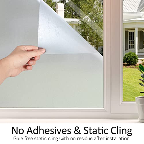 Frosted Glass Window Privacy Film (6.37 Sq Ft)