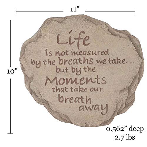 Garden Décor Life Is Not Measured Stepping Stone