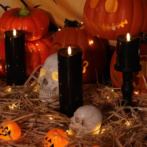 Outdoor Flameless Candles with Remote Timer (2 Count)