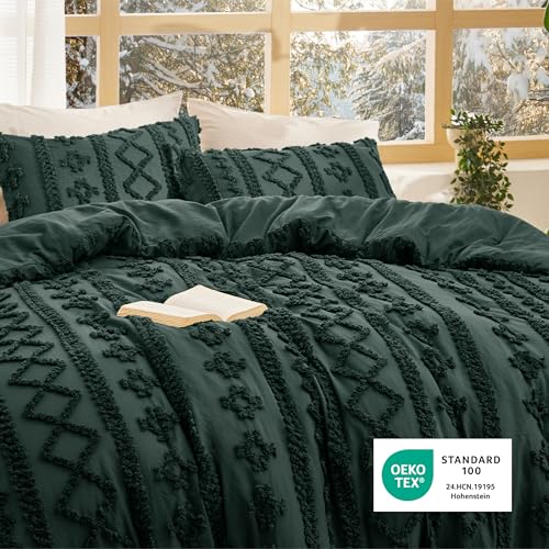 Tufted Boho Comforter Set King Size