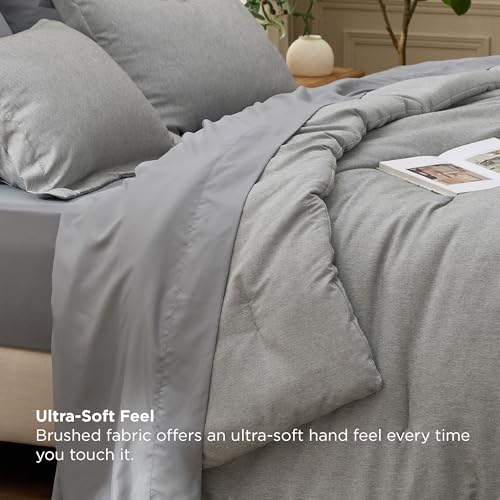 Full Comforter Set Dark Grey