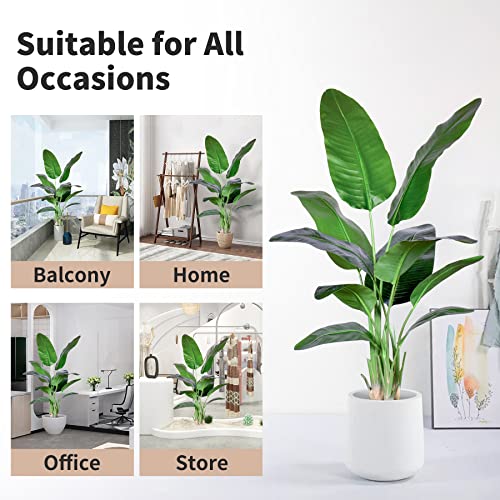 2Packs 5FT Artificial Bird of Paradise Plant (2 Count)
