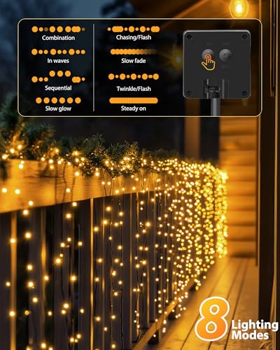 4 Pack Solar String Lights for Outside (4 Count)
