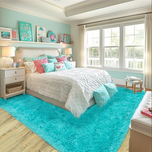 Extra Large Fluffy Area Rug for Bedroom Living Room