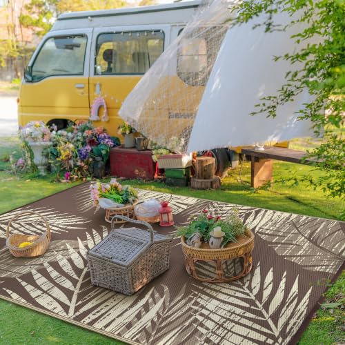 Outdoor Rug Waterproof Plastic Rugs for Patio (54 Sq Ft)