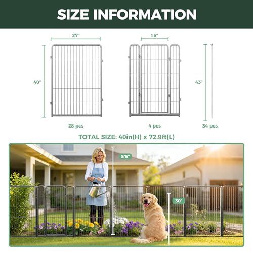 No Dig Garden Fence