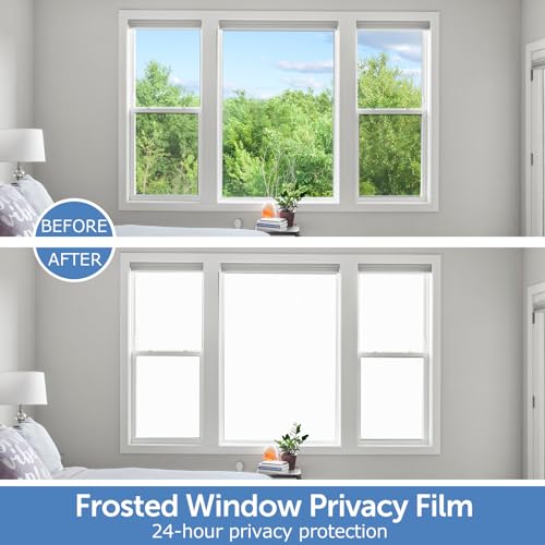 Frosted Window Privacy Film (24.19 Sq Ft)