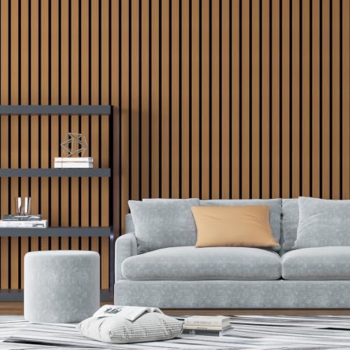 Six Grid Design Slim Slat Wall Panel (4 Count)