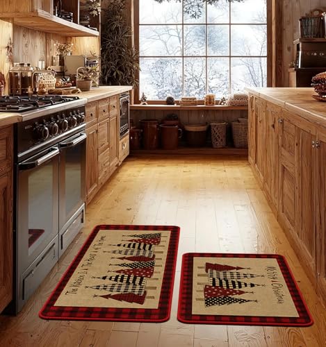 Kitchen Mat Set of 2 (5.55 Sq Ft)