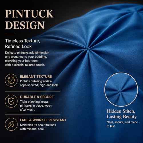 King Size Comforter Set Classic Blue