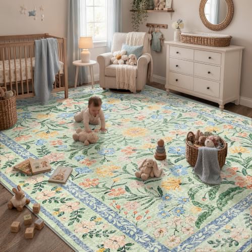 Machine Washable Area Rugs 9x12