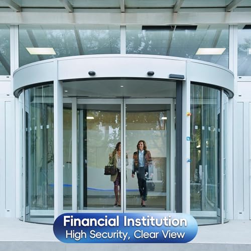 Security Safety Shatterproof Window Film 8 Mil Clear 35.4x78.7in