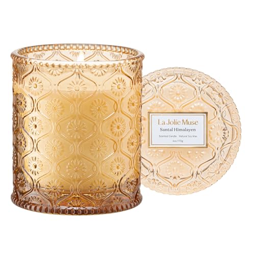 Santal Himalayen Scented Candles for Home (6 Ounce)