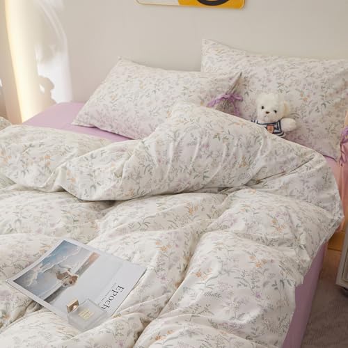 Vintage Floral Comforter Set Queen