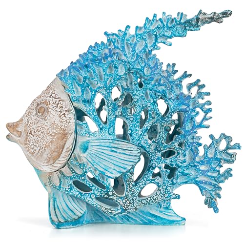 Beach Coastal Coral Reef Angelfish Home Office Bathroom Decor Gift (500 Count)