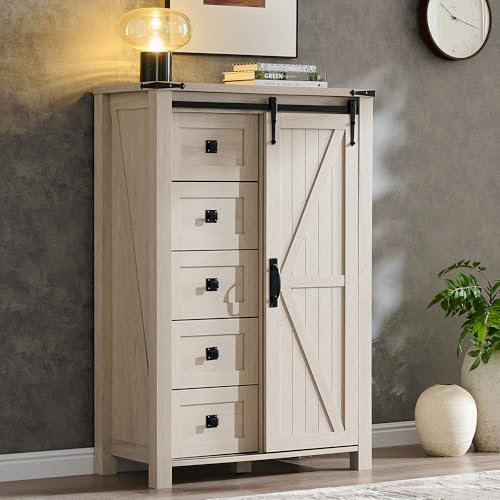 5 Drawers Dresser for Bedroom w