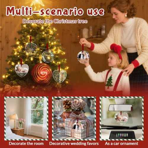 Custom Christmas Ornament Glass