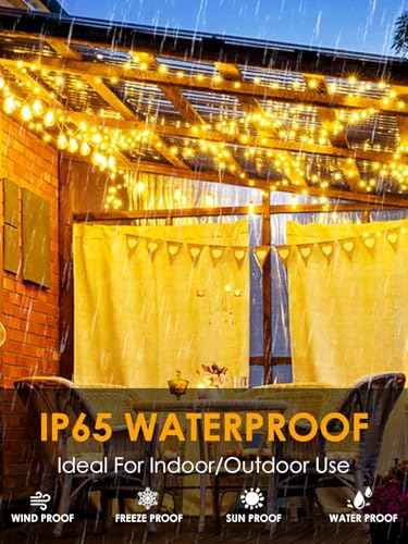 Solar Christmas Lights Outdoor 4 Pack 132FT 400LED String Lights Warm White (4 Count)
