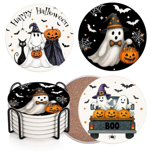 Halloween Coasters for Drinks (6 Count)