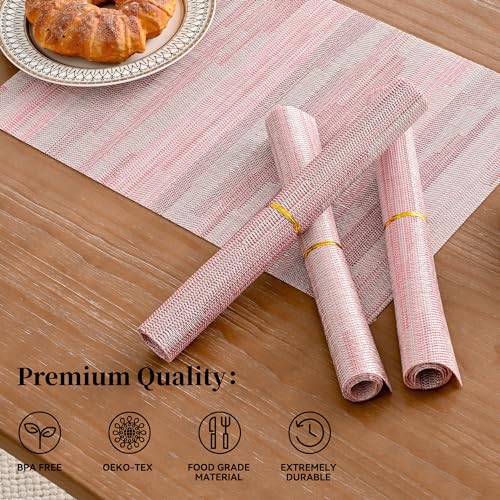 Misty Rose Placemats Set of 8 (8 Count)